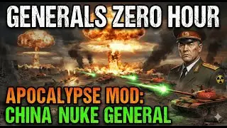 Command & Conquer Generals Apocalyptic Mod CHINA NUKE GENERAL VS 7 HARD  ENEMY
