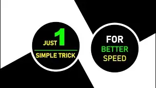 Improve Laptop Speed using 1 Simple Trick