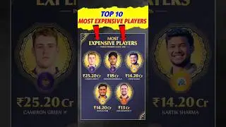 TOP 10 Most Expensive Players 🔥 IPL 2026 Auction