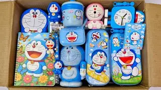 DORAEMON Stationery collection🩵Geometry, Alarm, Diary, Keychain, Sharpener, PencilBox, Colors, Pouch