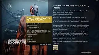 Should You Choose To Accept It, Part 4 (Revision Zero Catalyst 4)