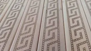✌👍Лежак з вільхи тиснений декором Версаче