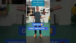 Maschinentraining oder Freies Training? 🤔🏋️&zwj;♀️#wholebodyworkout