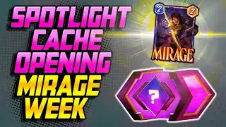 Spotlight Cache Opening (Mirage Week) How many caches to get the variant?!