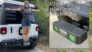 Installing a Rhino USA Tow Hitch Step with Locking Hitch Pin on My Jeep Wrangler JL