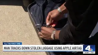 LAX traveler tracks down stolen luggage to abandoned building using AirTag