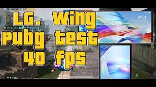 LG WING Gaming Review ⚡️ PUBG Mobile / 2025- Dual Screen Gaming Test!