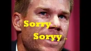 David Warner tearfully apologised over the Ball tampering, 31 Macrch 2018 Interview