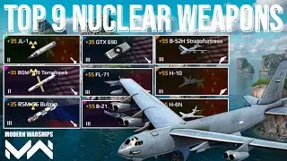 Top 9 Nuclear Weapons Highest Damage | Modern Warships
