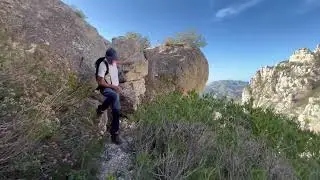Les corniches du CAF. Calanques de Marseille novembre 2022. Grande Candelle. Candelon.