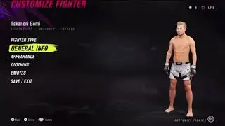 Takanori Gomi UFC 4 CAF Formula 🇯🇵 五味隆典 PRIDE FC