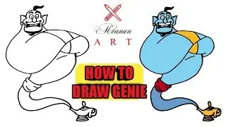 How To Draw Genie from Aladdin