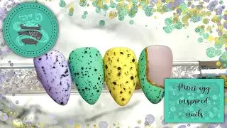Mini egg inspired nails | Easter nails | spring nails | 4 different ways to do mini egg nails ☀️