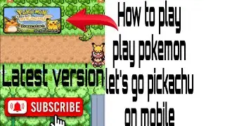 How to play pokemon let's go pikachu gba on mobile #pokemon #lord #gaming #howtoplay 