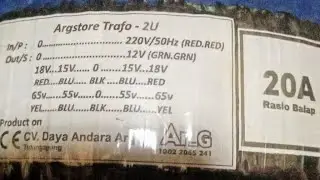 Unboxing Trafo balap  ARGstore