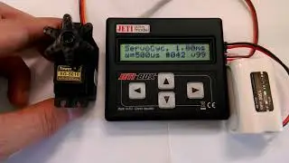 Tower pro SG-5010 + JetiBox test 2