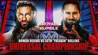 WWE ROYAL RUMBLE 2022 OFFICIAL FULL MATCH CARD|