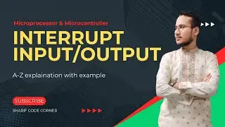 Interrupt I/O (lecture-4) | Input-Output |  Microprocessor & Microcontroller