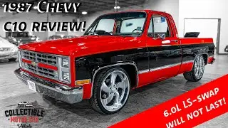 Обзор Chevrolet C10 1987 года выпуска с заменой двигателя 6,0 л &mdash; коллекционный автомобиль из Атл...