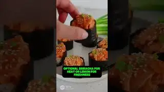 Вирусные рисовые стаканчики с лососем (высокобелковая закуска с омега-3 жирными кислотами)