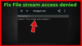 Fix File stream access denied in ChatGPT