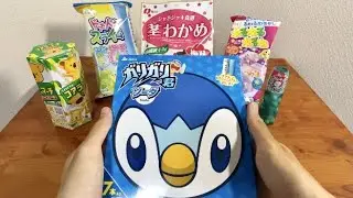 6 Japanese Supermarket Snacks and Ice popsicle