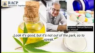 Professor Samuel Berkovic FRACP on Medicinal Cannabis