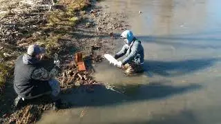 Canadaway Creek fishing Part 1.