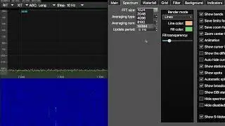 S-meter and Panadapter Operation