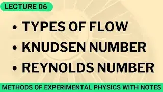 Types of flow | knudsen Number | Reynolds Number | How do you find the Knudsen number?