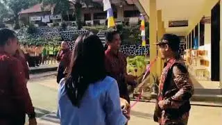 kedatangan SMAN 1 Sekadau hulu ke SMAN 1 beduai