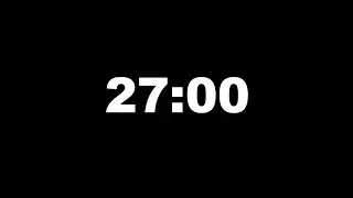 27 Minute Countdown Timer