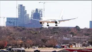 Dallas Mavericks Boeing 757-256 N801DM Landing at Dallas Love Field After Chicago Bulls Match