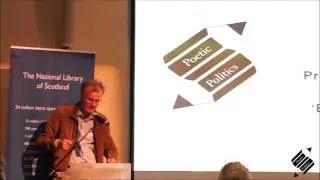 Professor Robert Crawford, Opening Keynote at Poetic Politics