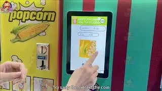 Popcorn Vending Machine - Fast and Convenient Tasty Experience