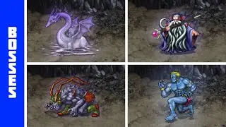 Final Fantasy IV (PSP) - All Lunar Bosses