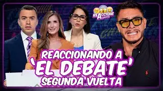 REACCIONANDO AL NUEVO DEBATE PRESIDENCIAL🇪🇨😅