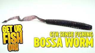 AMAZING RIBBON TAIL WORM: 6th Sense Fishing Bossa Bass Fishing Worm