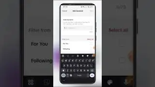 How to setting filter keywords on tiktok 2024 || New tiktok foryou setting 2024 bangla | notun kiso