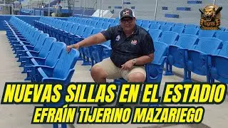 Nuevas SILLAS instaladas en el Estadio Efraín Tijerino Mazariego