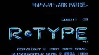 R-Type Intro (Master System) - Sony BVM-A32 (Reference CRT Monitor)