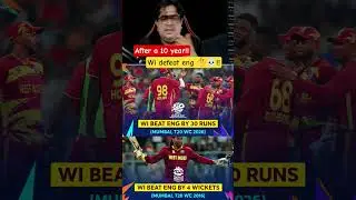wi defeat eng after a 10 year 🤔💀#shorts #engvswi #t20wc2026