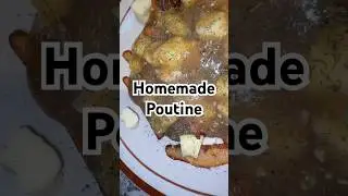 Homemade Poutine 🍟 - #poutine #michigan #foodblogger #foodie #canada #foodshorts