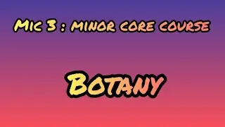 PPU UG Sem-3 PYQ 2024 (MIC3: Major Core Course)Botany #ppu#pyq#sem3#ug#mic#botany#exam#ugsem3#ba#bsc