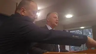 Igor Crnadak i Neđo Glamočak press posle Kolegijuma Narodne skup&scaron;tine RS