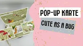 Hop Stempelpunkt&Co. / Pop-up Karte basteln mit Stampin´Up! | Ausmalen, Stanzen & Ausschneiden