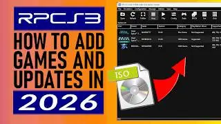 RPCS3 | How to easily add / install PKGs, ISO files and game updates in 2026