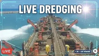 Live Dredging Operation | Trailing Suction Hopper Dredger at Work ⚓🌊