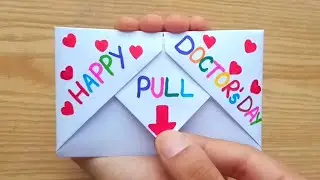 Easy Doctors Day Card Idea from Paper | Doctor's Day Greeting Card| Last Minute Doctors Day Card
