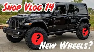 392 Wrangler gets new WHEELS with 35's?? + MORE | Shop Vlog 14